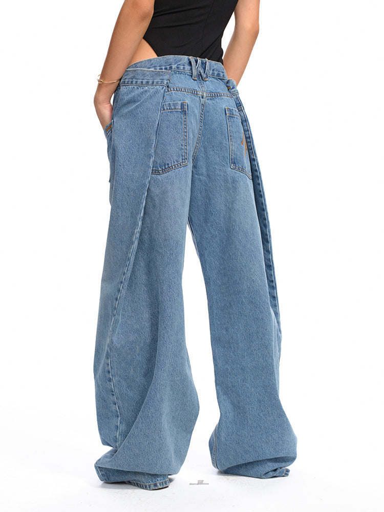 Washed Reversed - Pocket Jeans