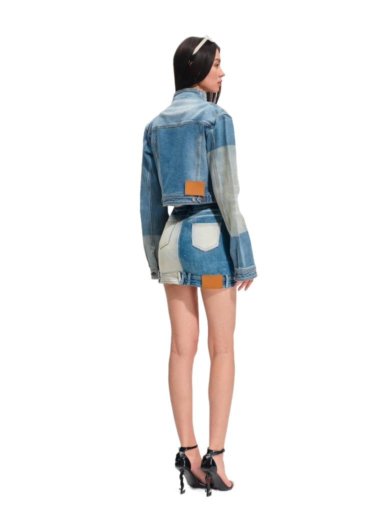 Equestrian Laser Denim Jacket