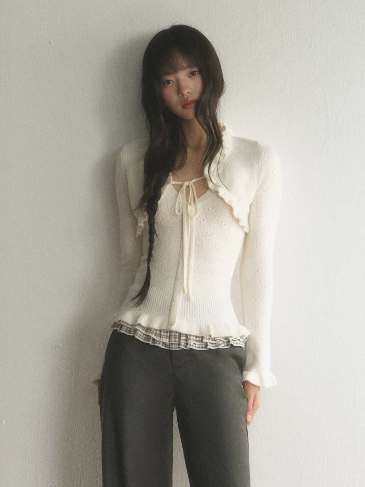 Lace Knit Layer Set