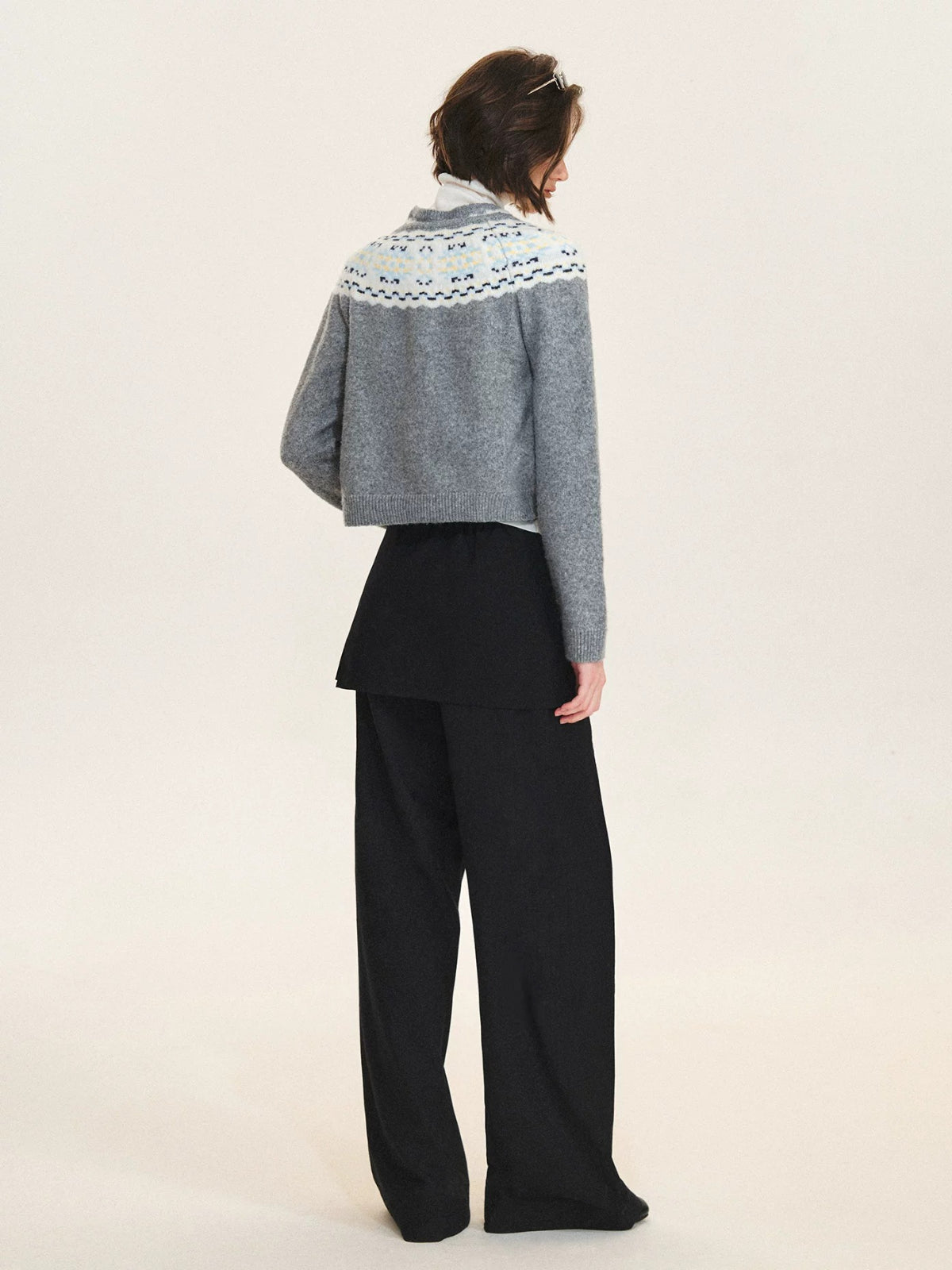Fair Isle Cardigan & Sweater Set