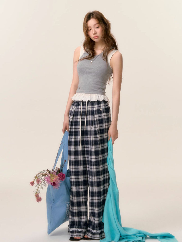 Petal Lace Strapped Tank Top