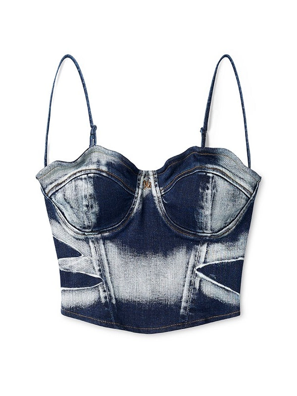 Volcano Denim Bustier