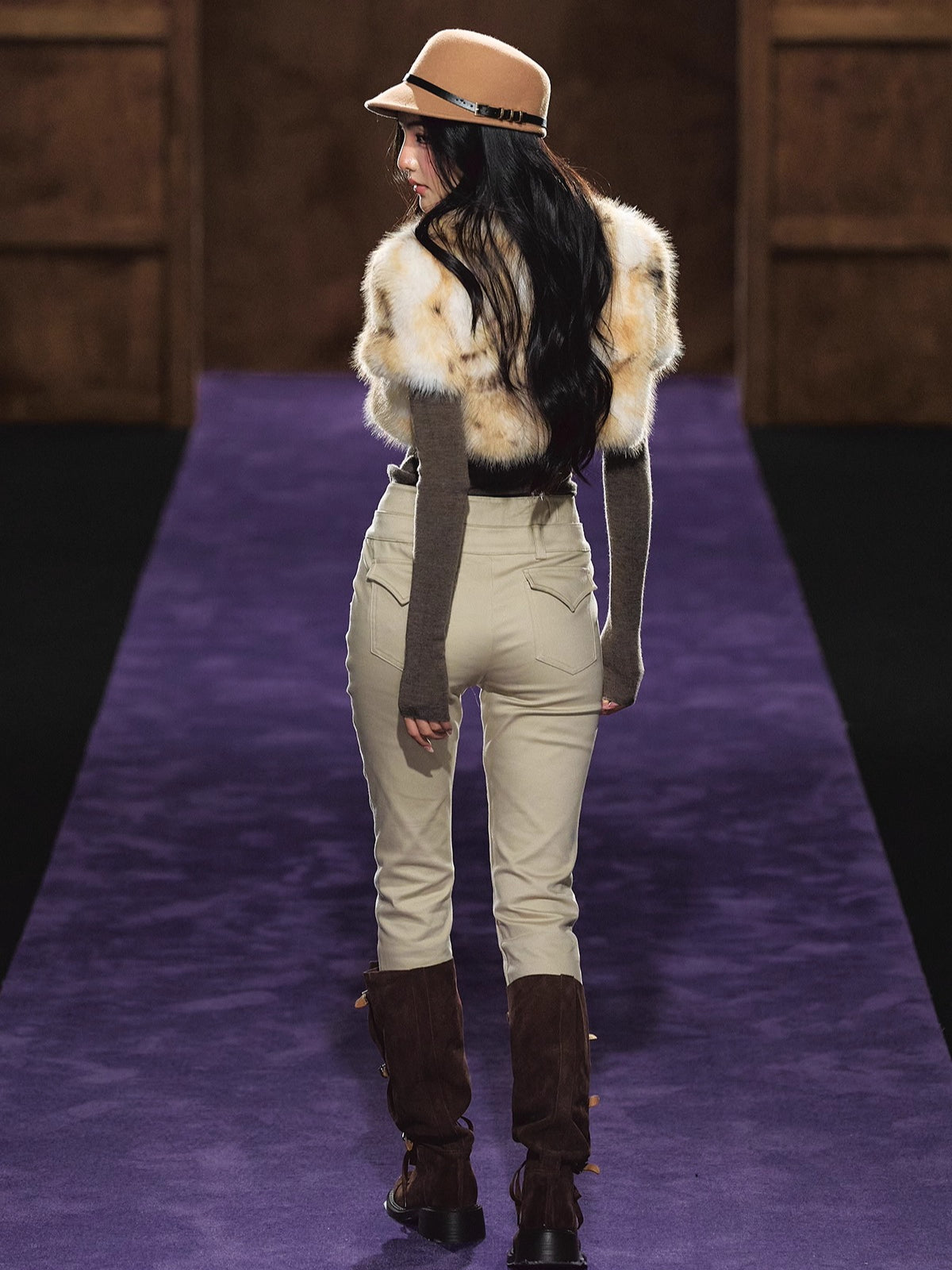 Double-Waist Stretch Skinny Jeans