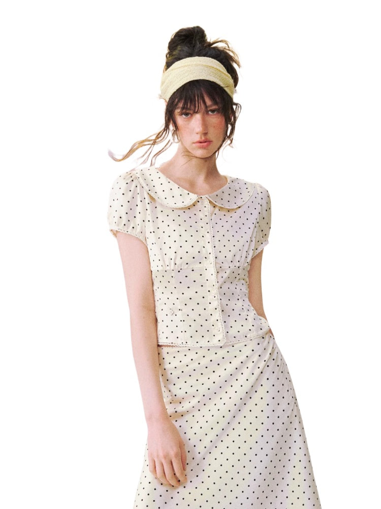 Doll Collar French Blouse