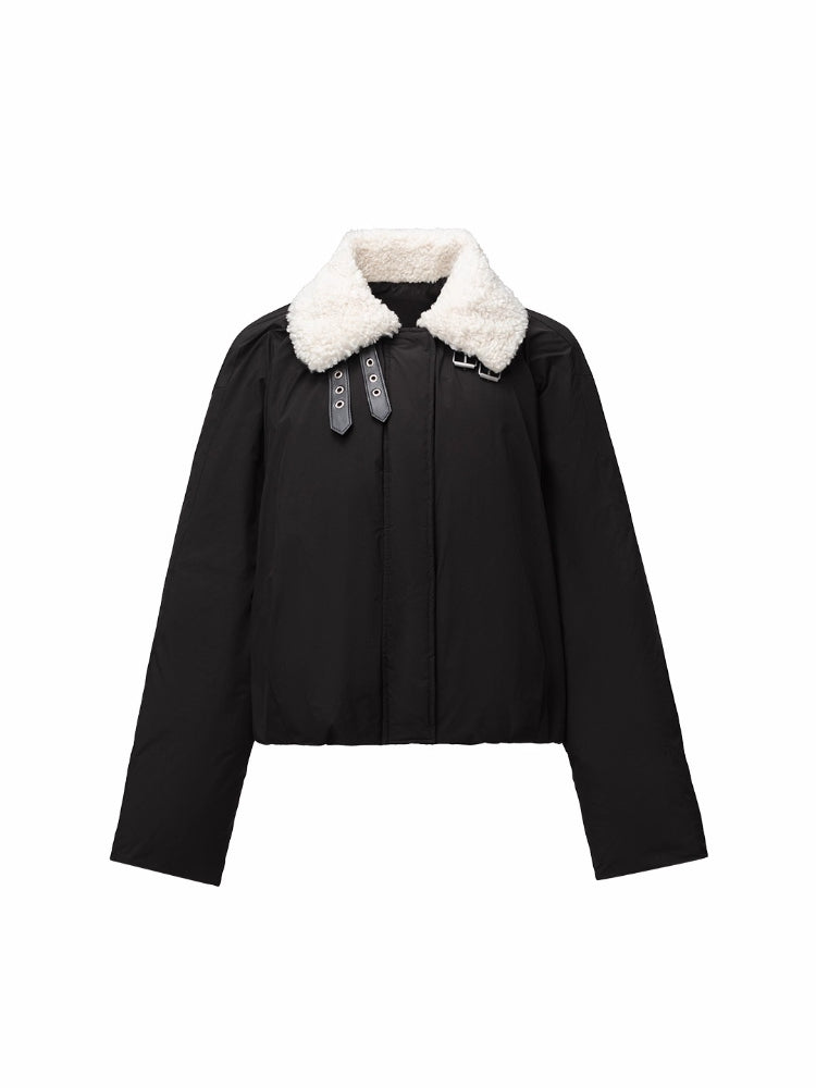 Belted Cocoon Down Jacket