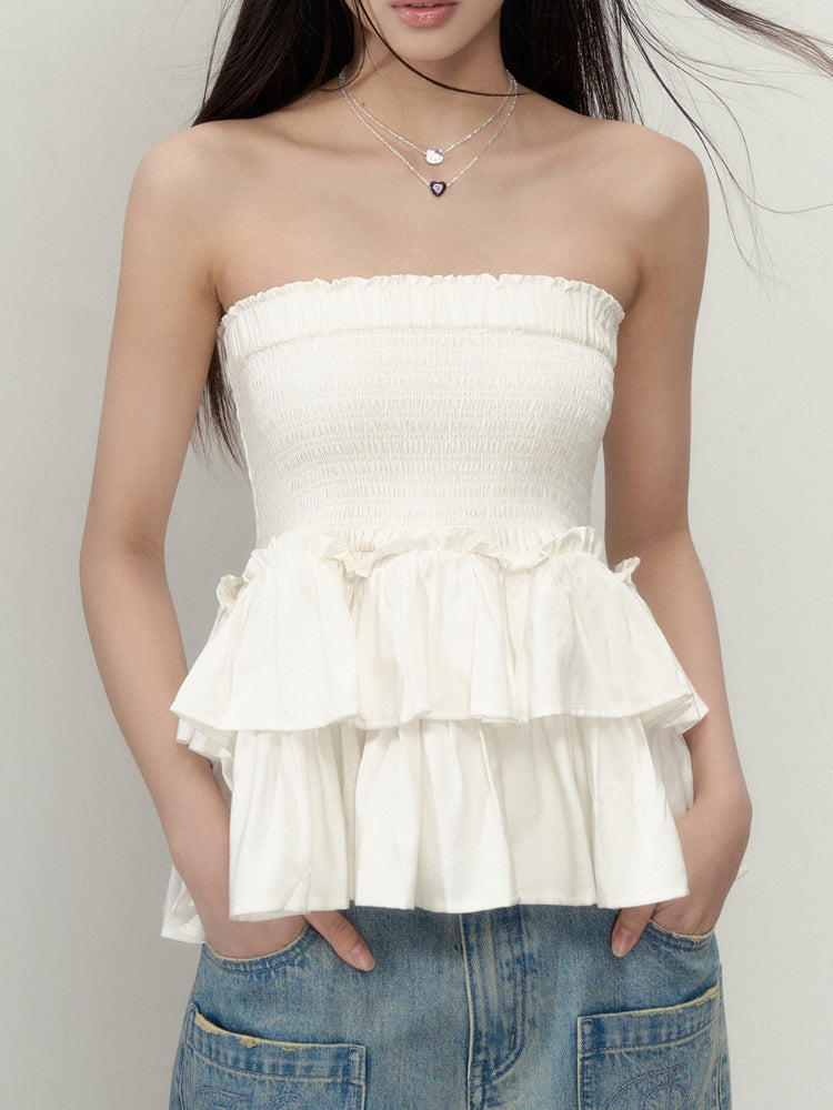 Wrinkled Convertible Cake Skirt