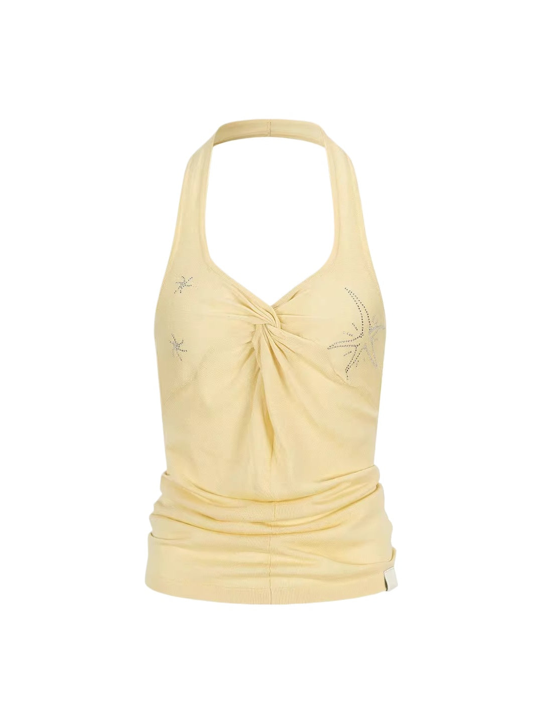 Knot Halter Knit Top