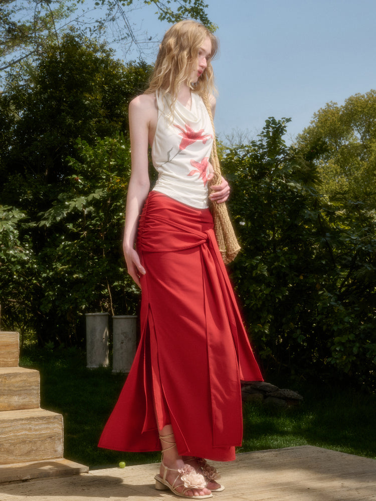 Perfumed Lily Top & Skirt Set
