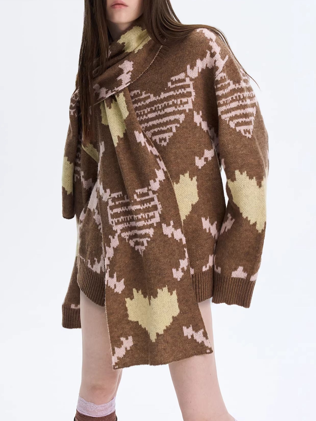 Pixel Jacquard Knit Set