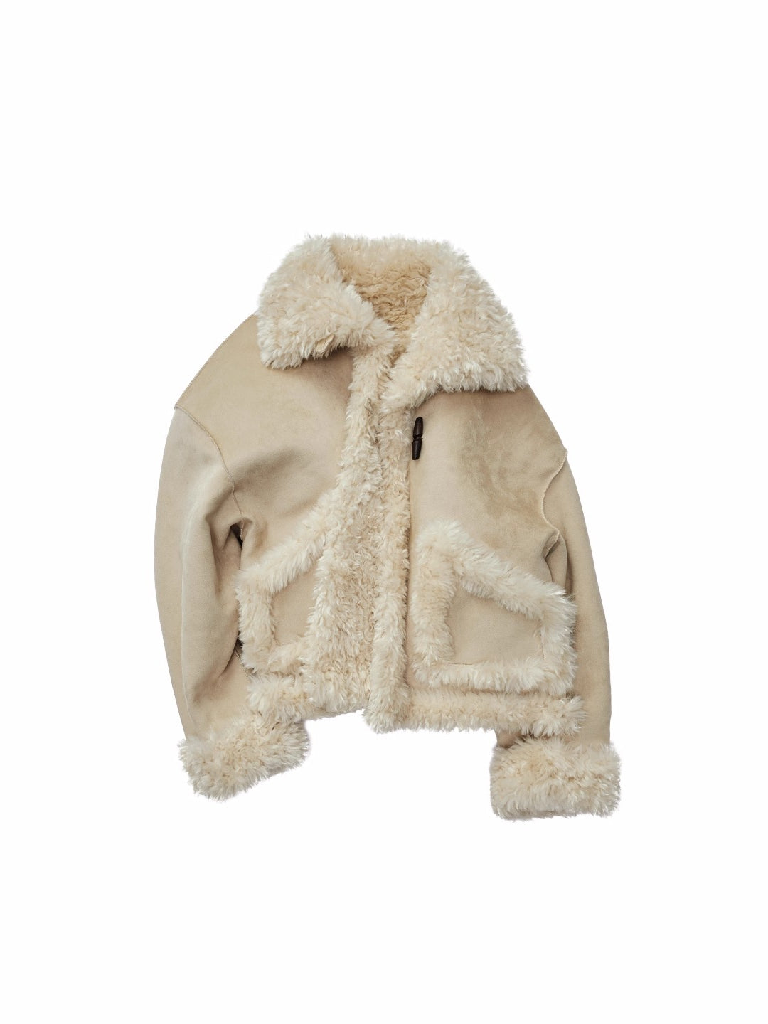Reversible Shearling Suede Jacket