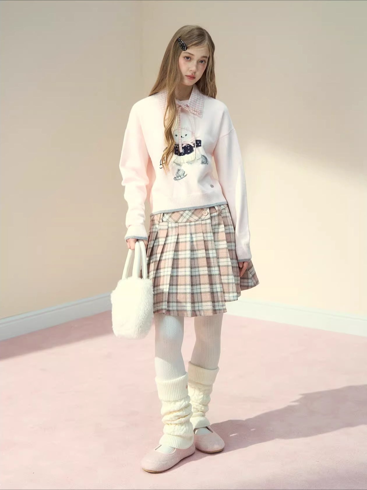 Preppy Bunny Diary Sweater