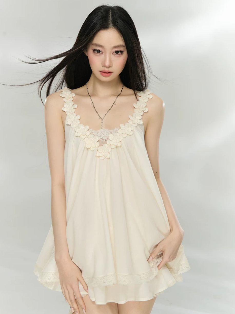 Lace Cami Top & Skort Set