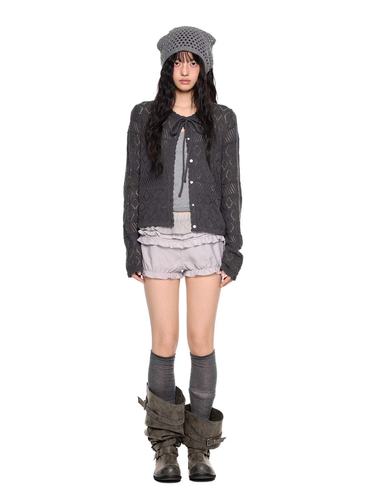 Boho Sheer Knit Cardigan