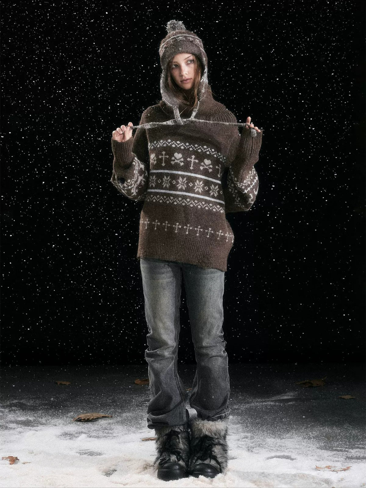 Fair Isle Knit Sweater