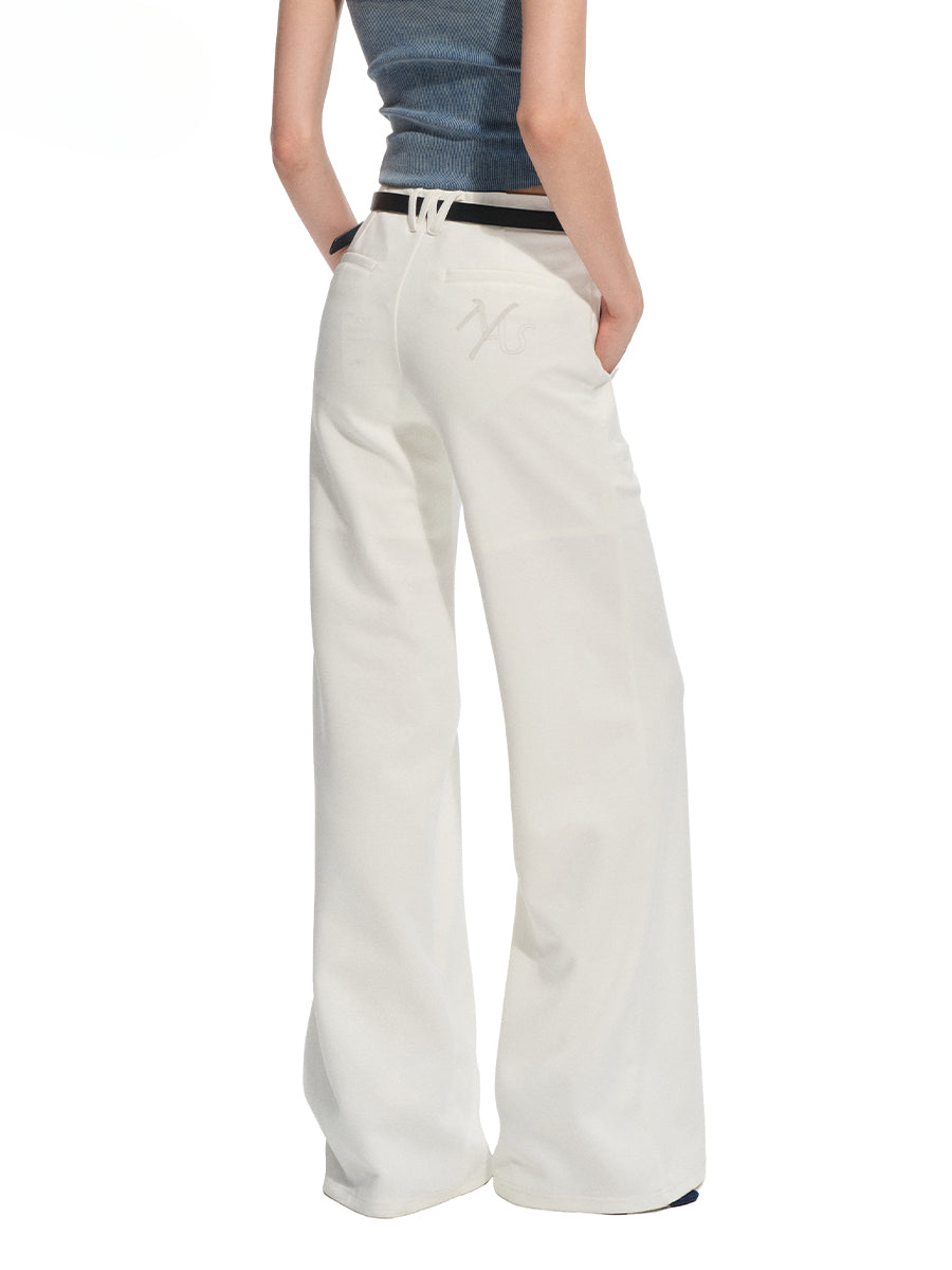 Beibai Mid-rise Fitted Flare Pants