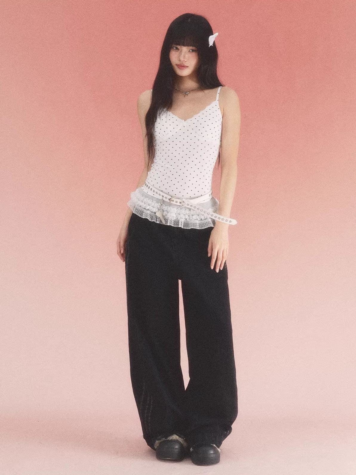 White Star Lace Camisole