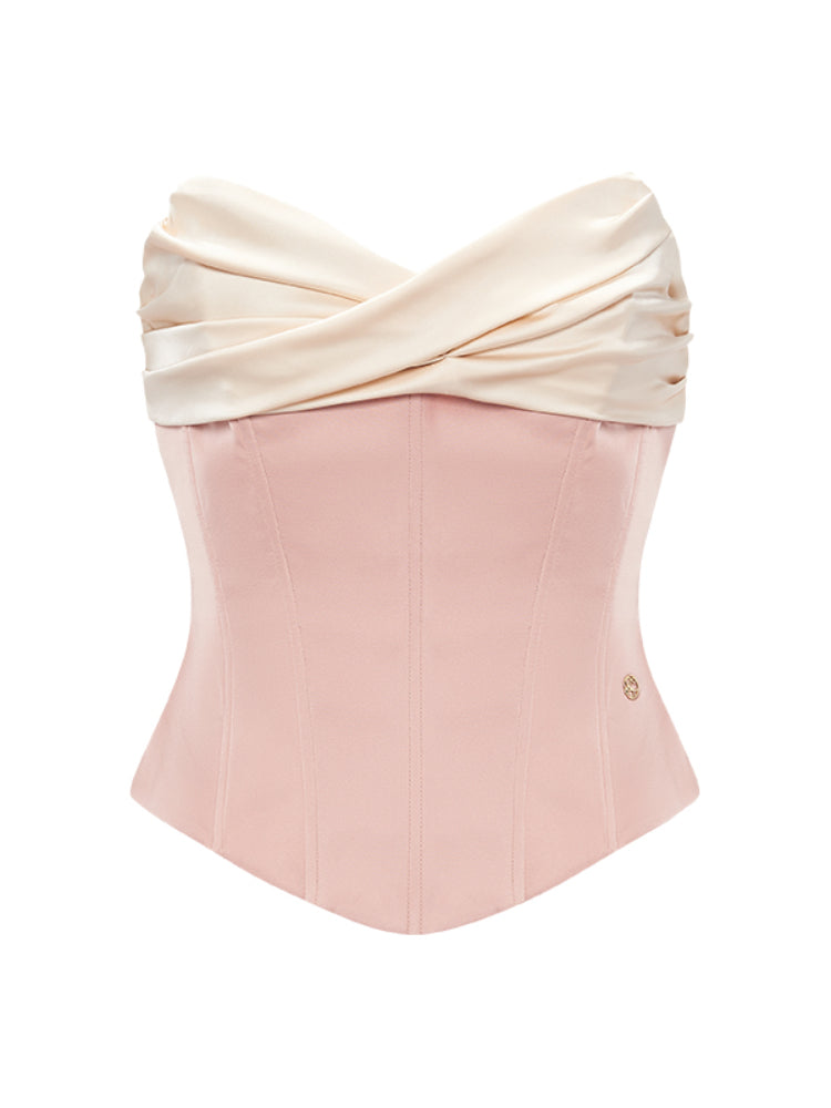 Fitted Mermaid Style Half Skirt & Top Set