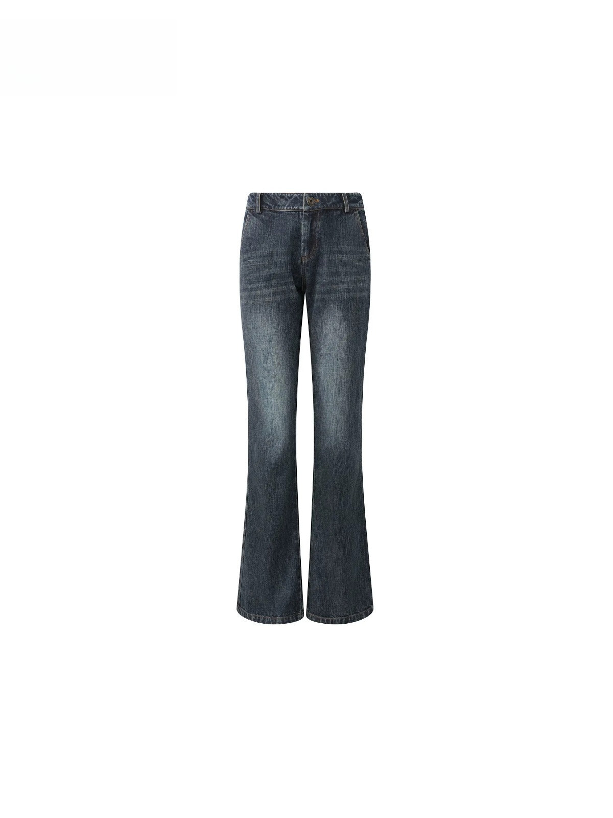 Chain Rivet Flared Denim Jeans