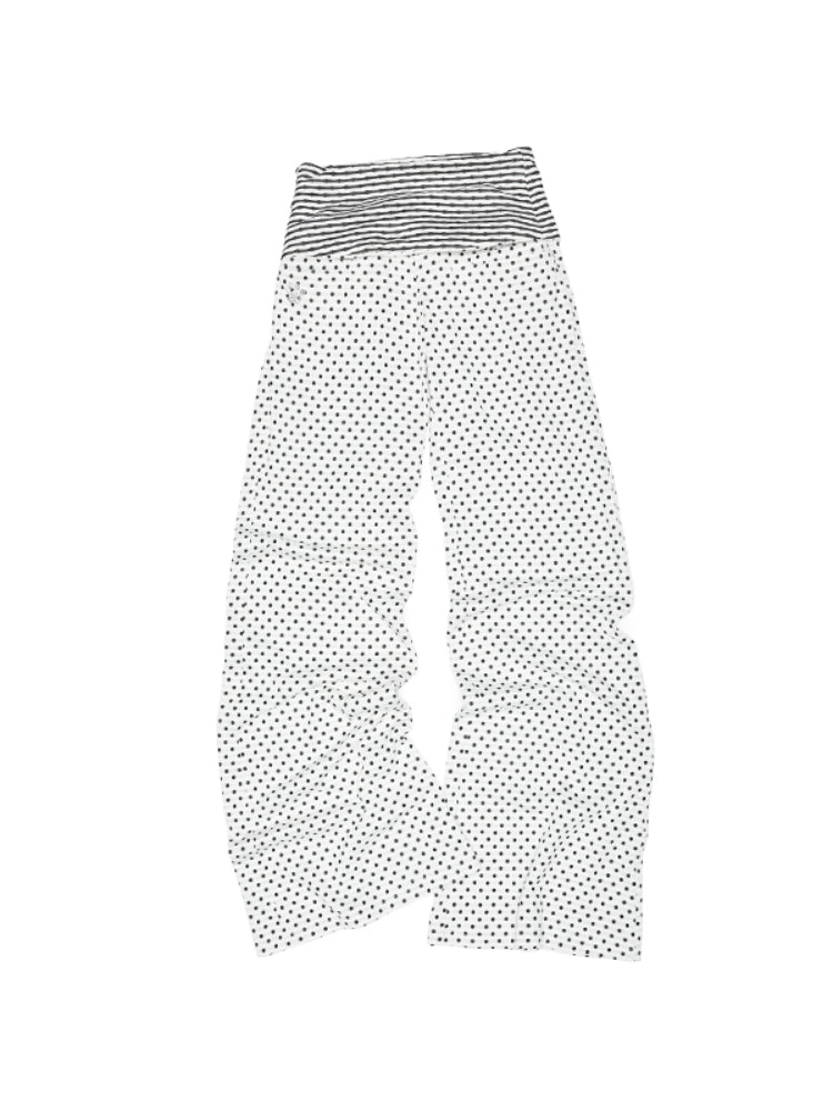 Polka Dot Stripe Double-Sided Tank Top & Pants Set