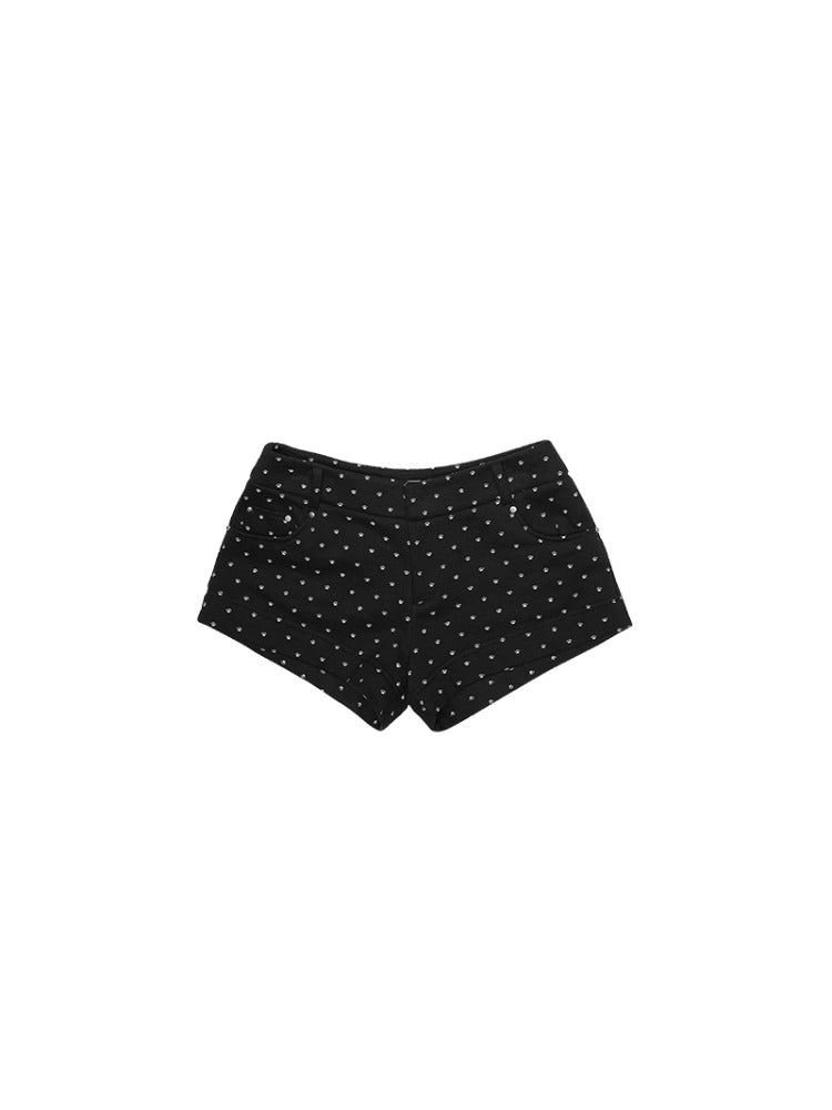 Cat Paw Polka Dot Sweatshorts