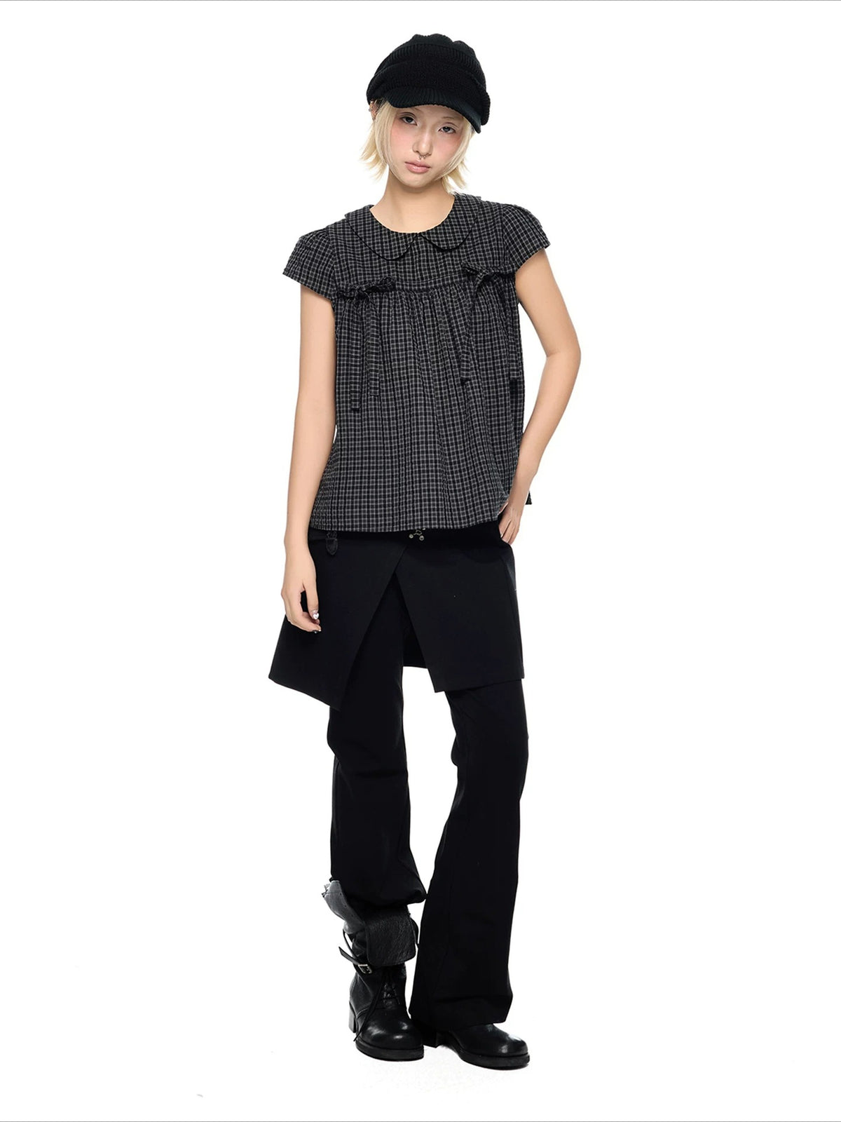 Plaid Peter Pan Dress
