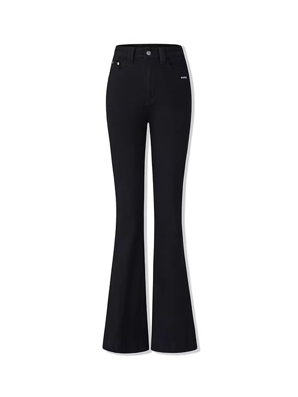 +5CM N1 Washed Skinny Bootcut Jeans