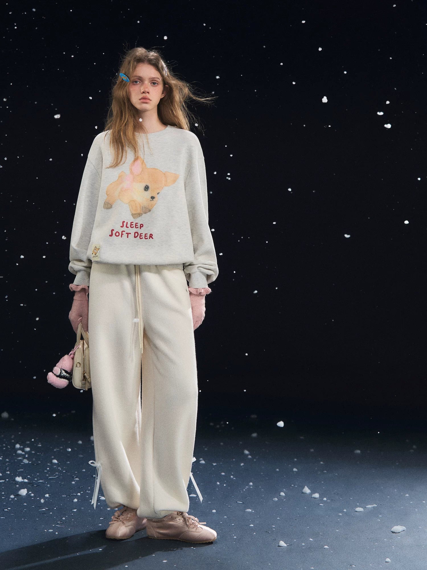 Fleece Cuffed Lantern Casual Pants