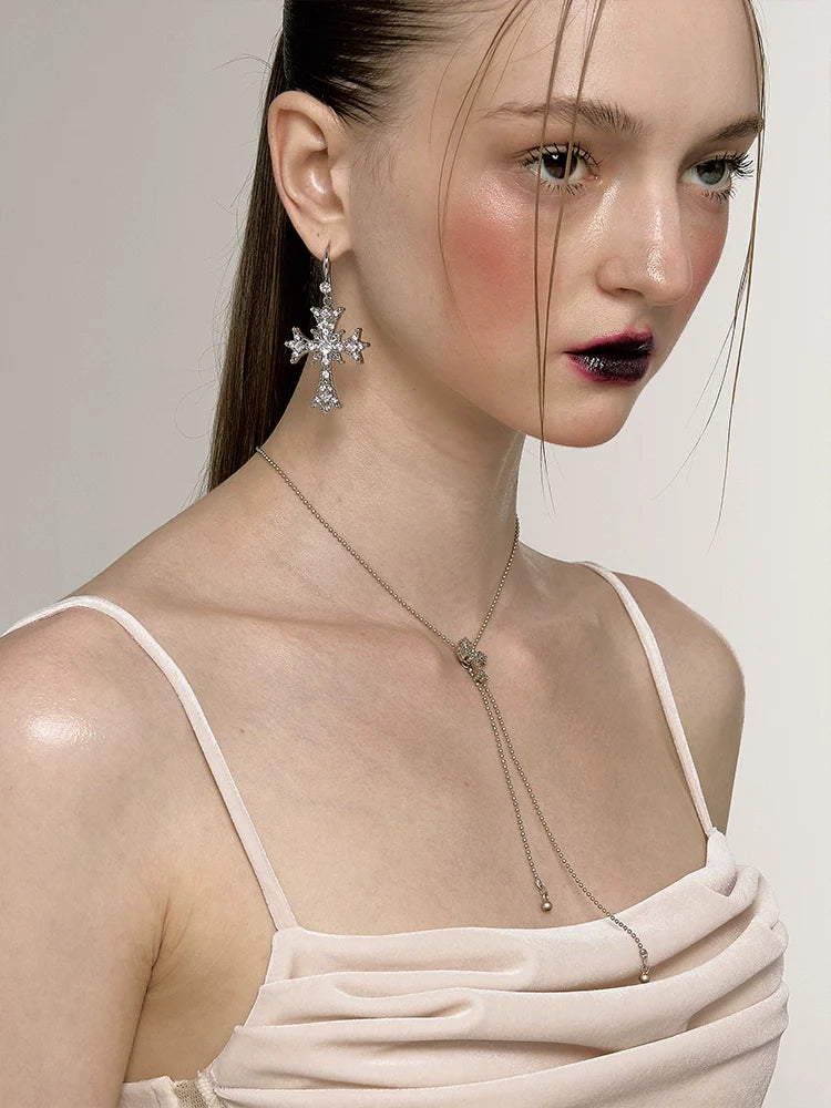 Vintage Baroque Cross Necklace