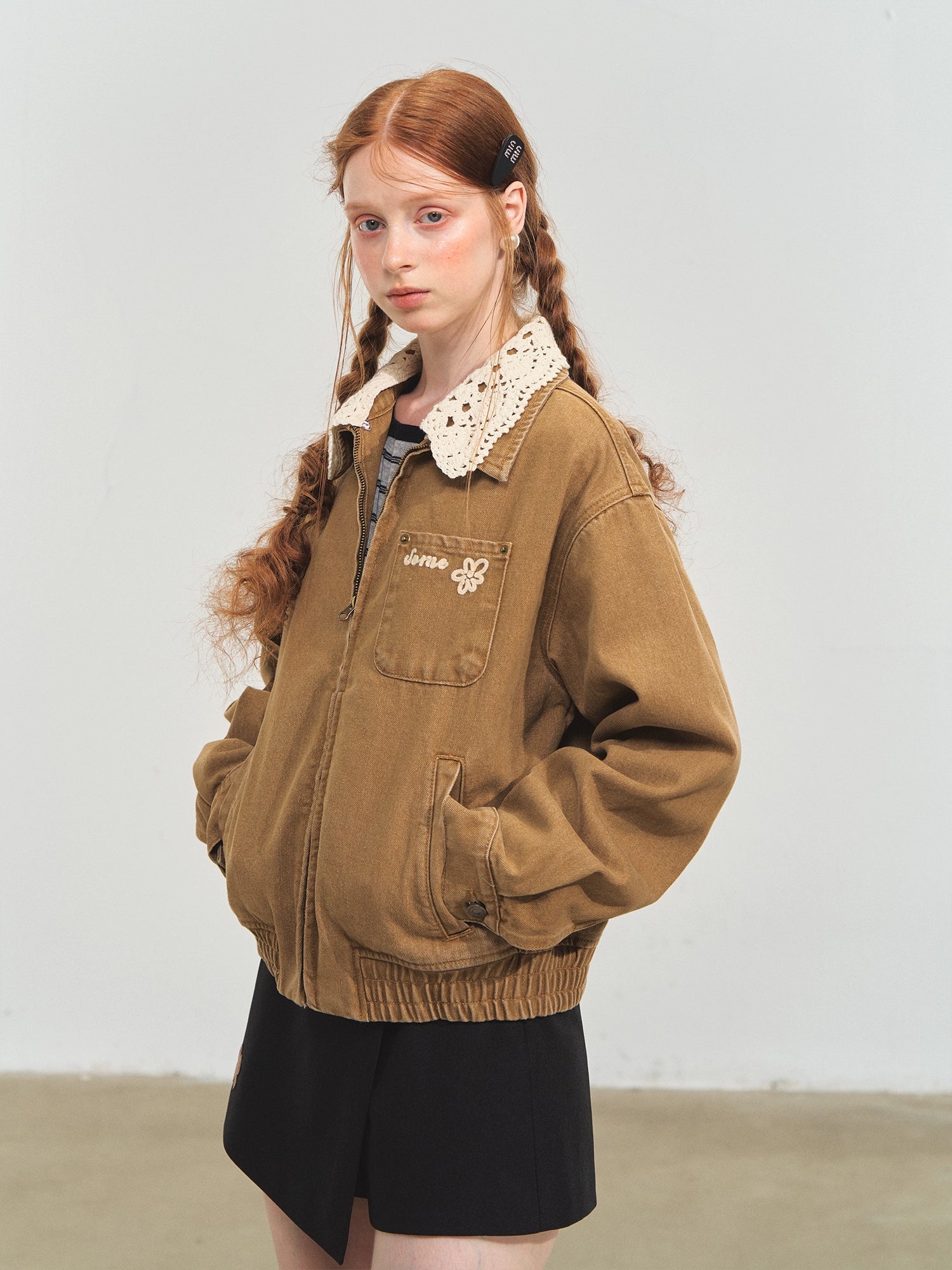 Brown Barn-Style Vintage Jacket