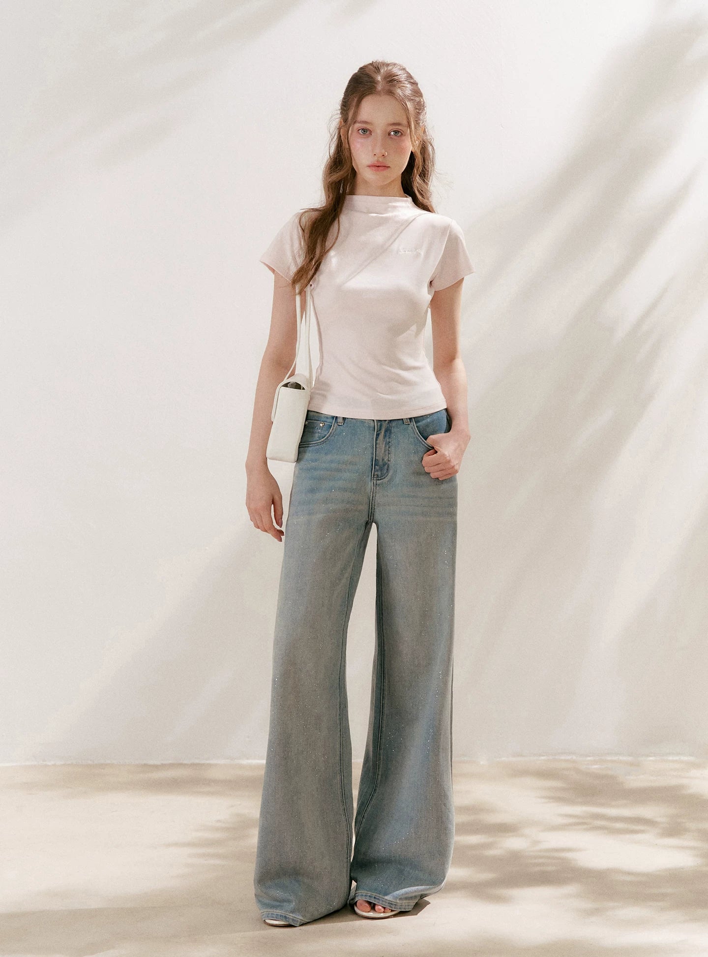 Slim Mock Neck T-shirt