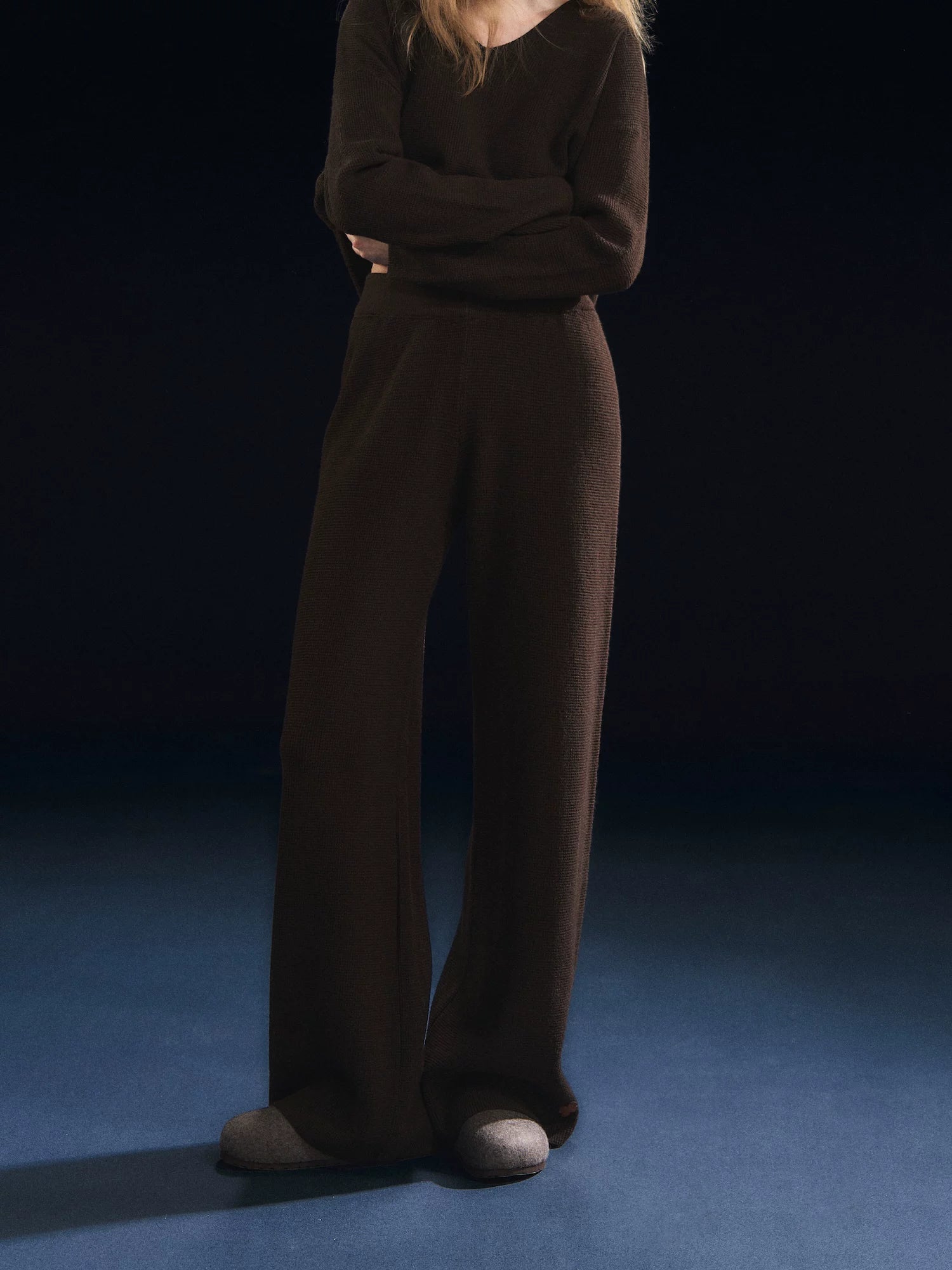 Waffle-Knit Lounge Set