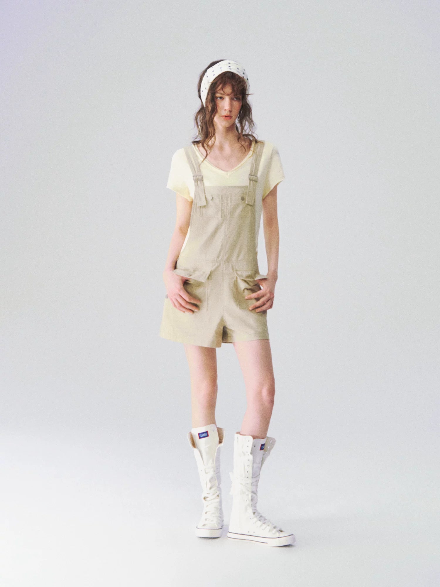 Linen Cargo Overalls