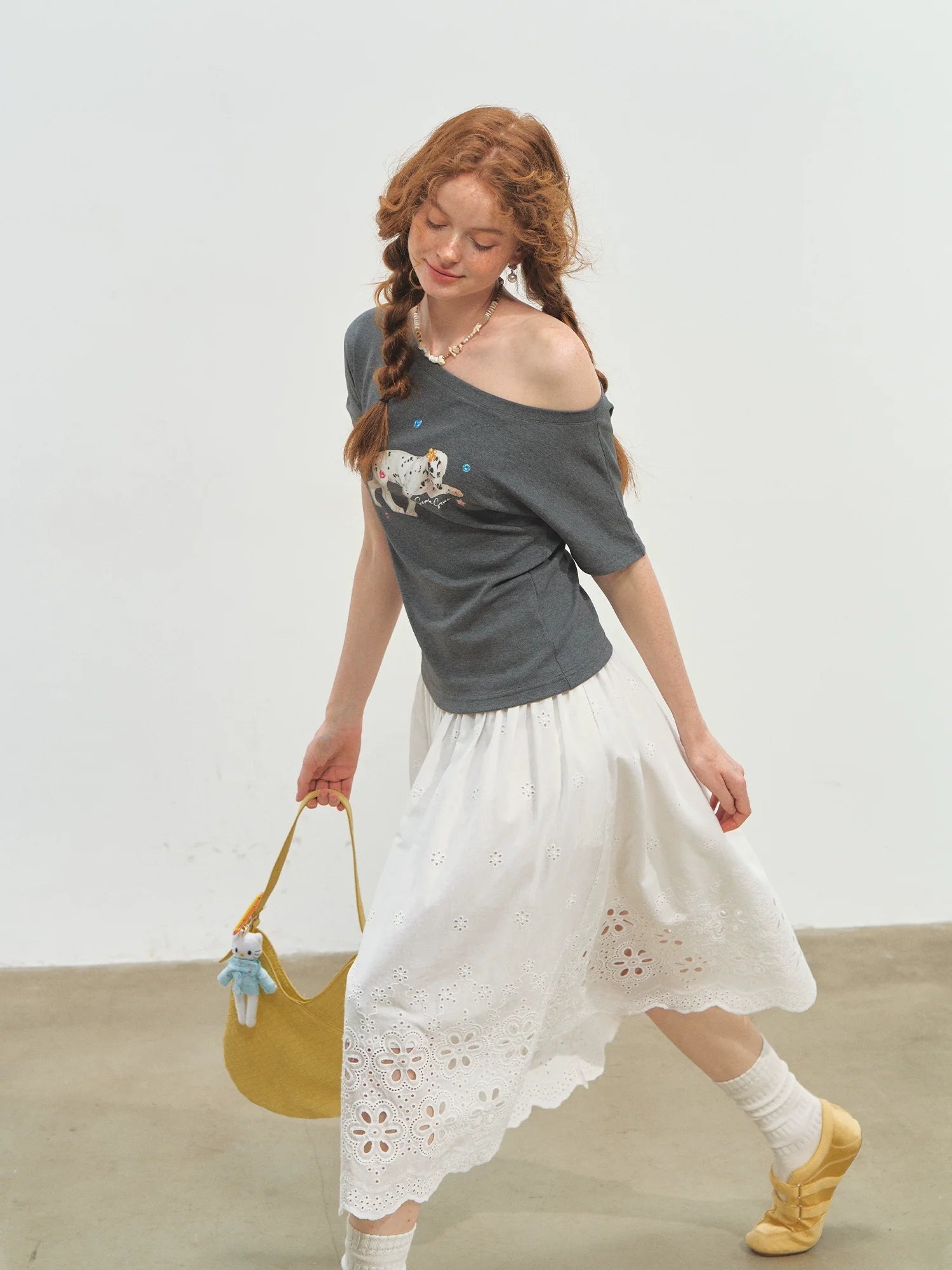 Dalmatian Print Short Sleeve T-Shirt