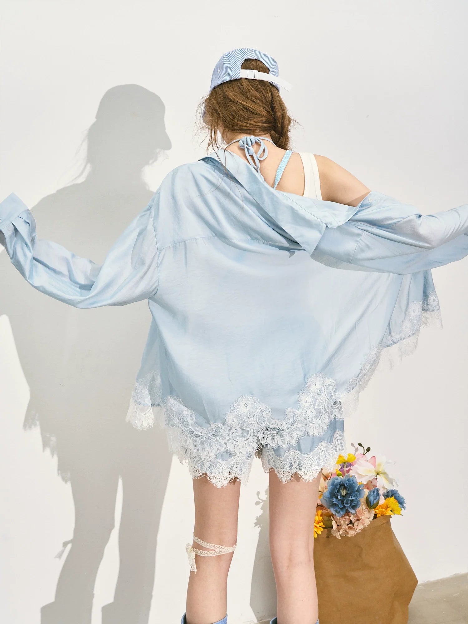 Cooling Lace - Patchwork Shirt & Shorts Set