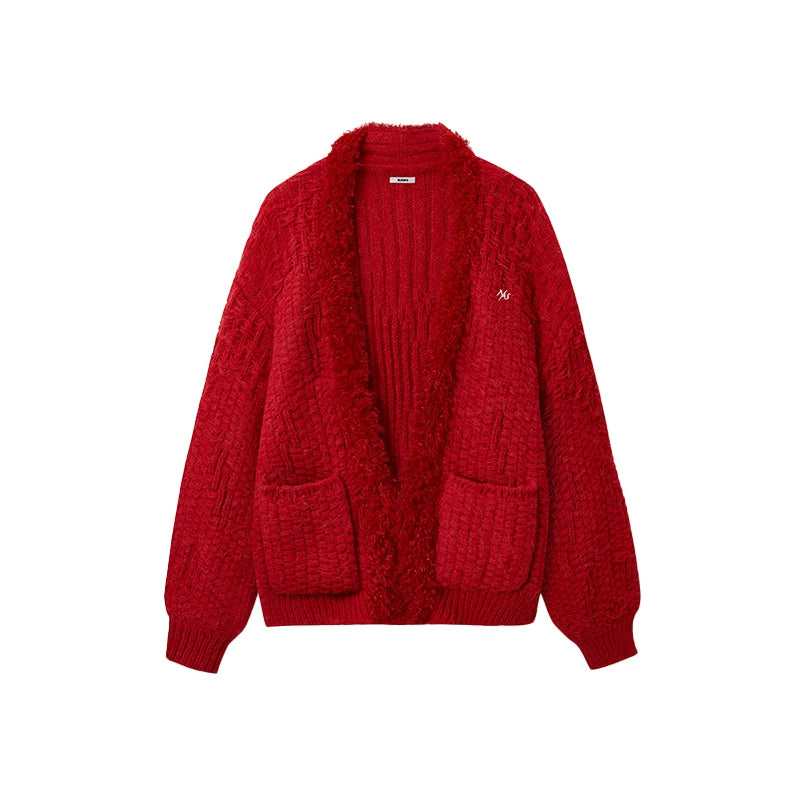 Polar Mohair Knit Cardigan