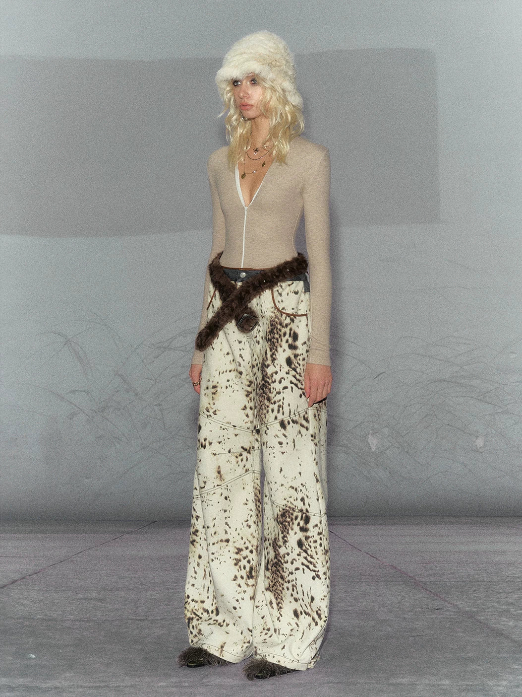 Leopard Print Cocoon Pants