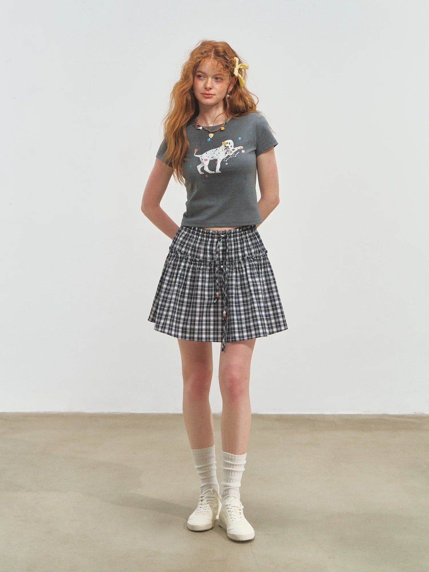 Dalmatian Print Short Sleeve T-Shirt