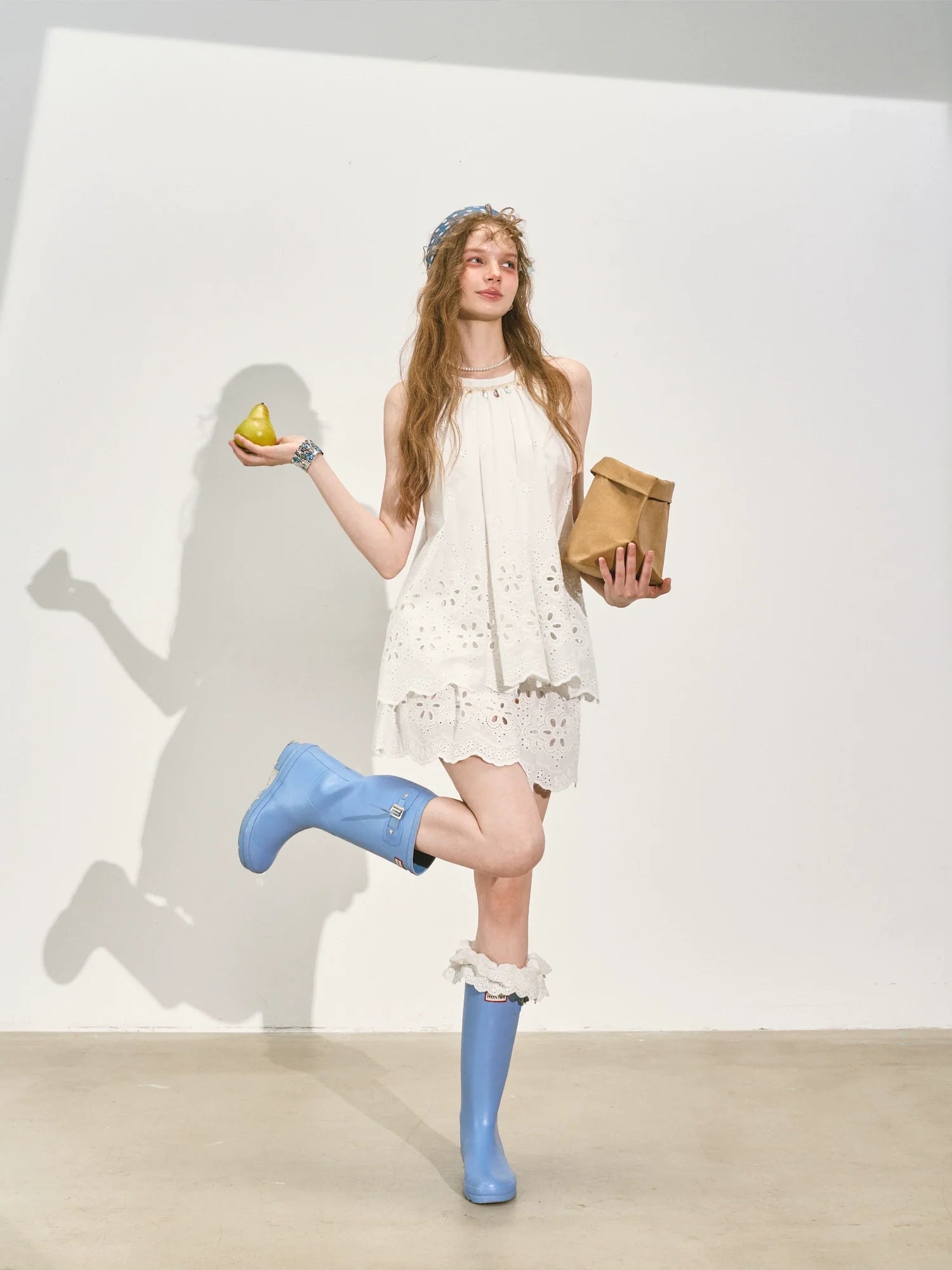 Vacation-Style Sleeveless Top & Skirt Set