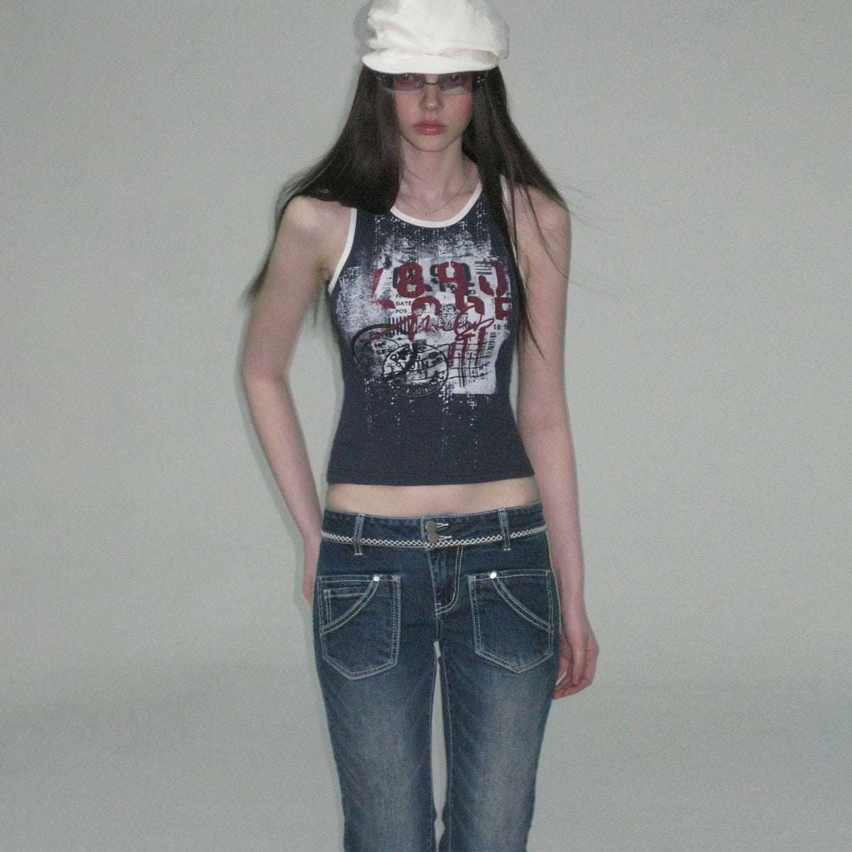 Graphic Tee Camisole Set