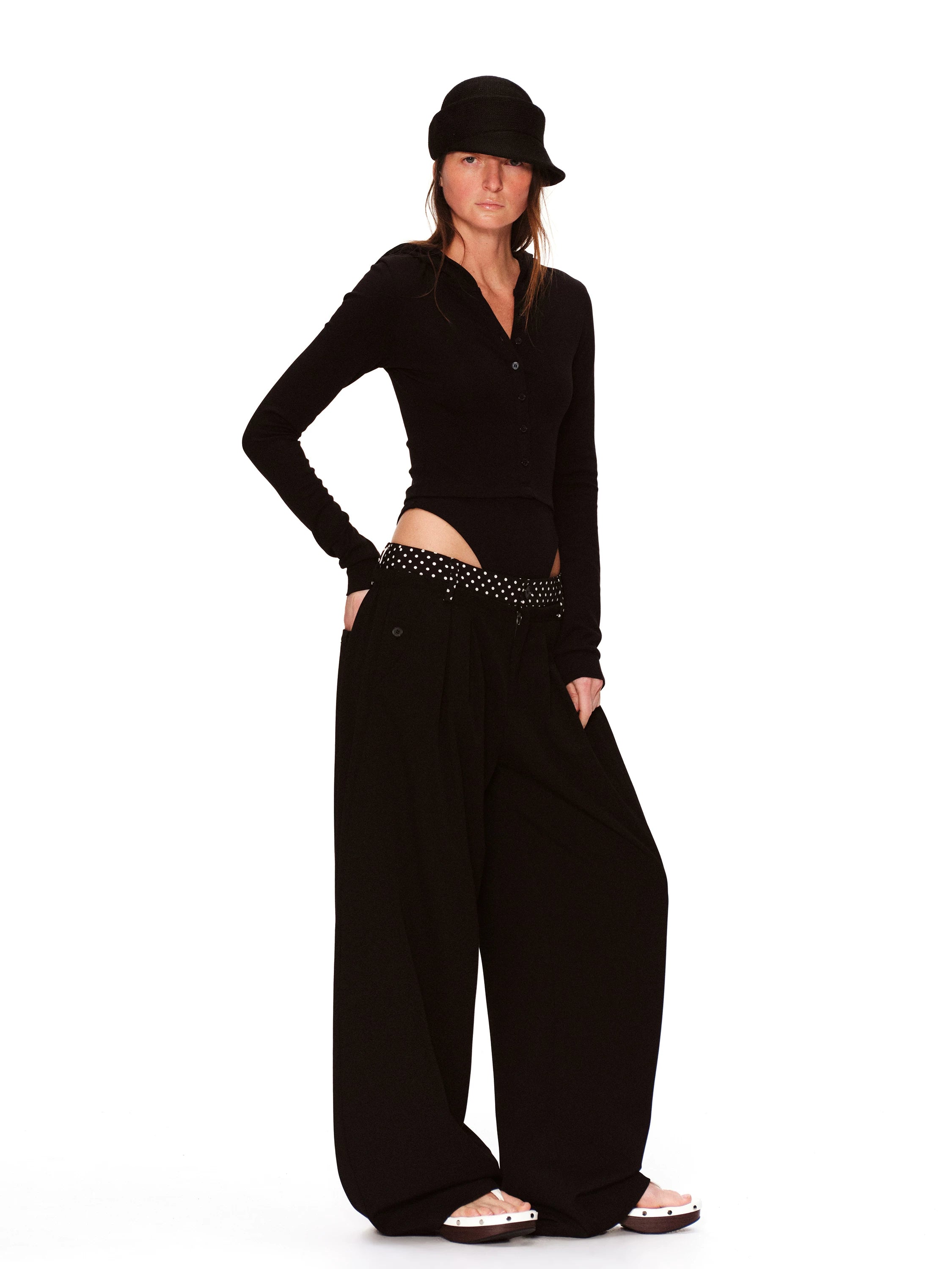 Polka Dot Waist Trousers