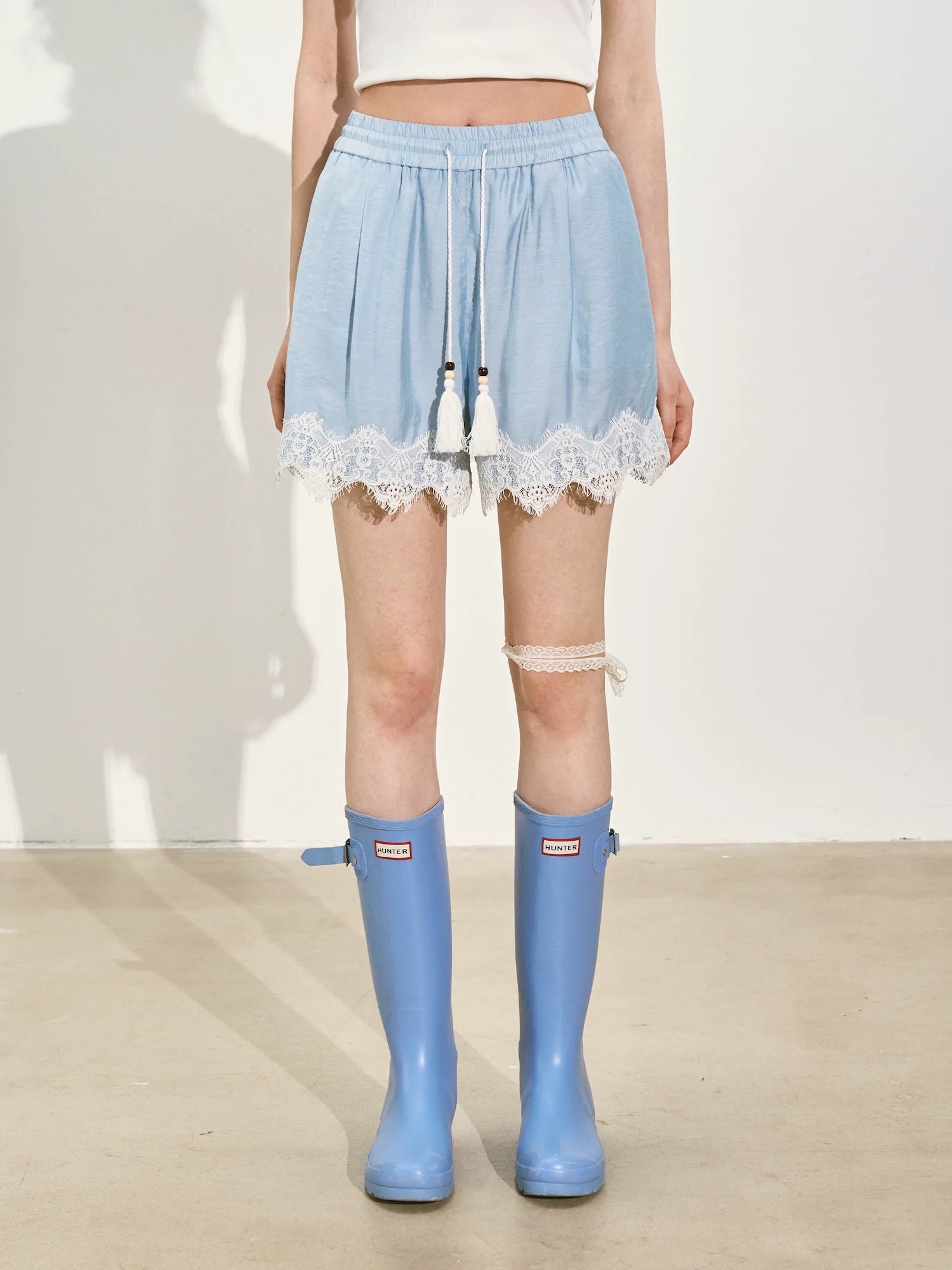 Cooling Lace - Patchwork Shirt & Shorts Set