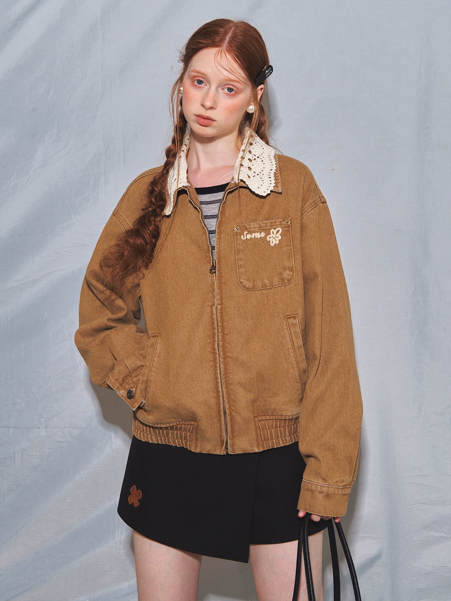 Brown Barn-Style Vintage Jacket