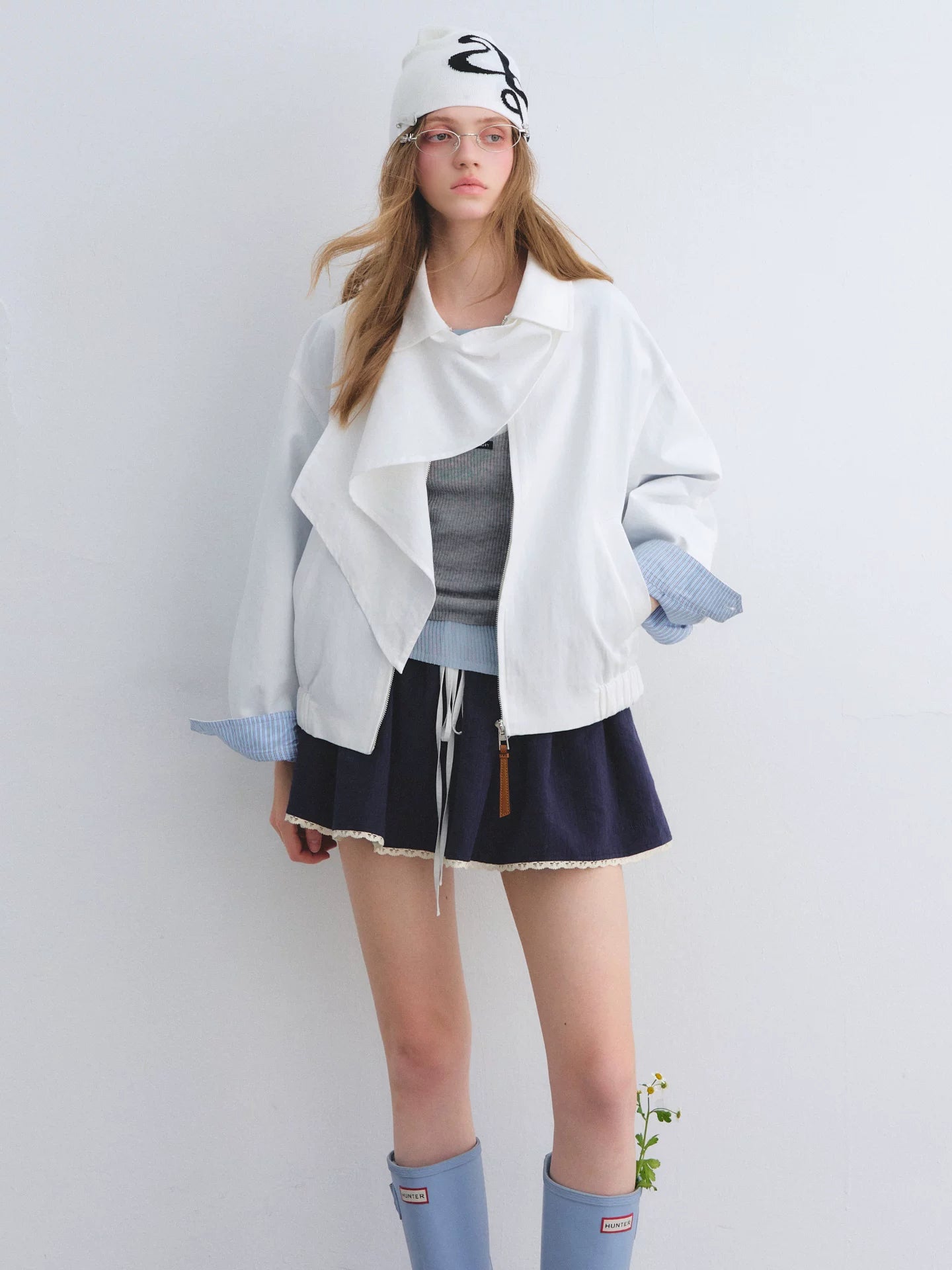 Detachable Cape Harrington Jacket