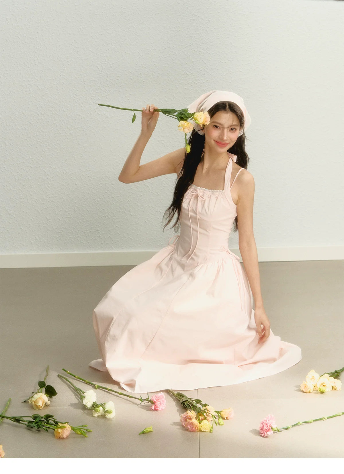 Pink Spaghetti Strap Dress