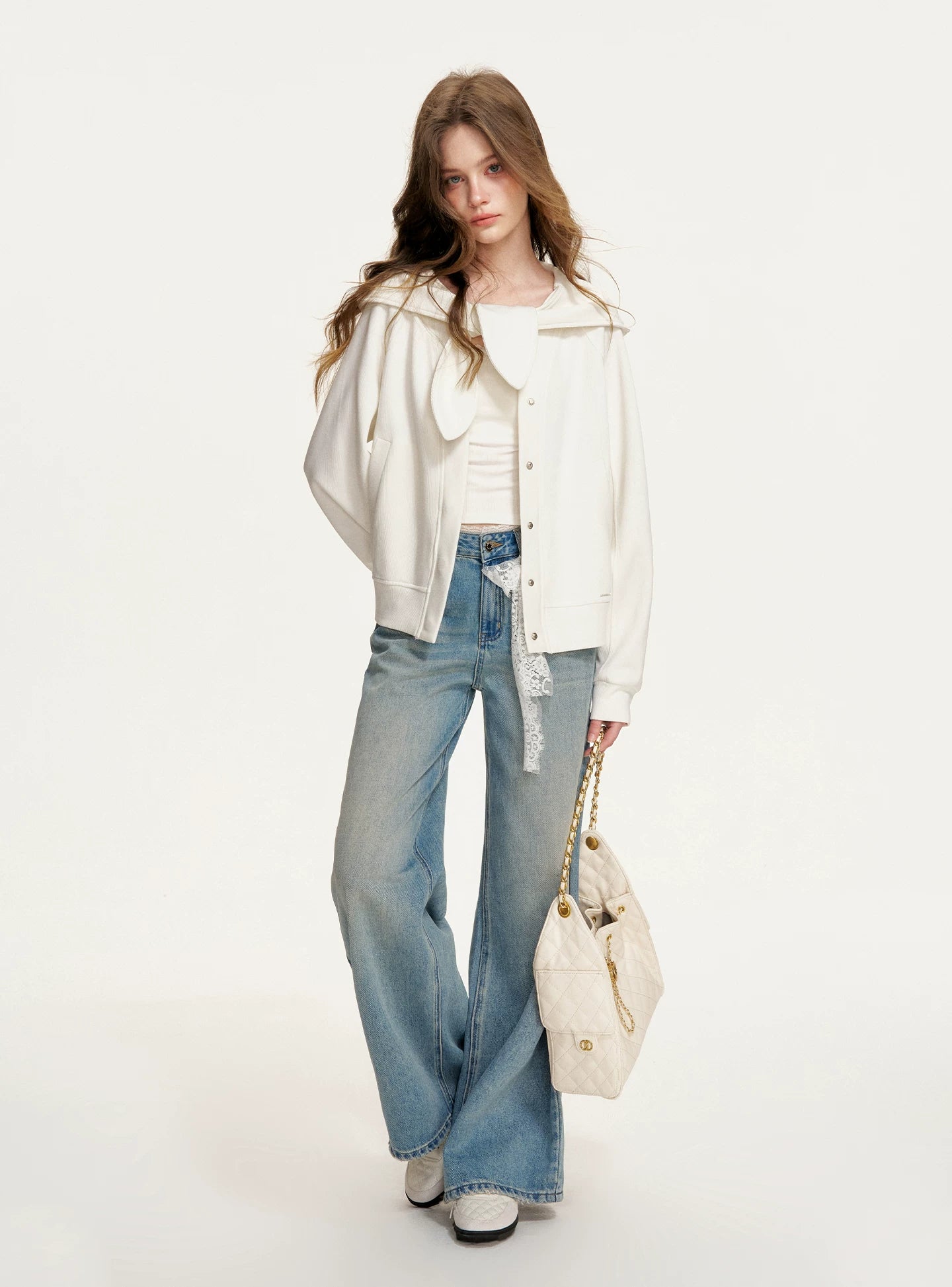 Bunny-Ear Hooded Jacket