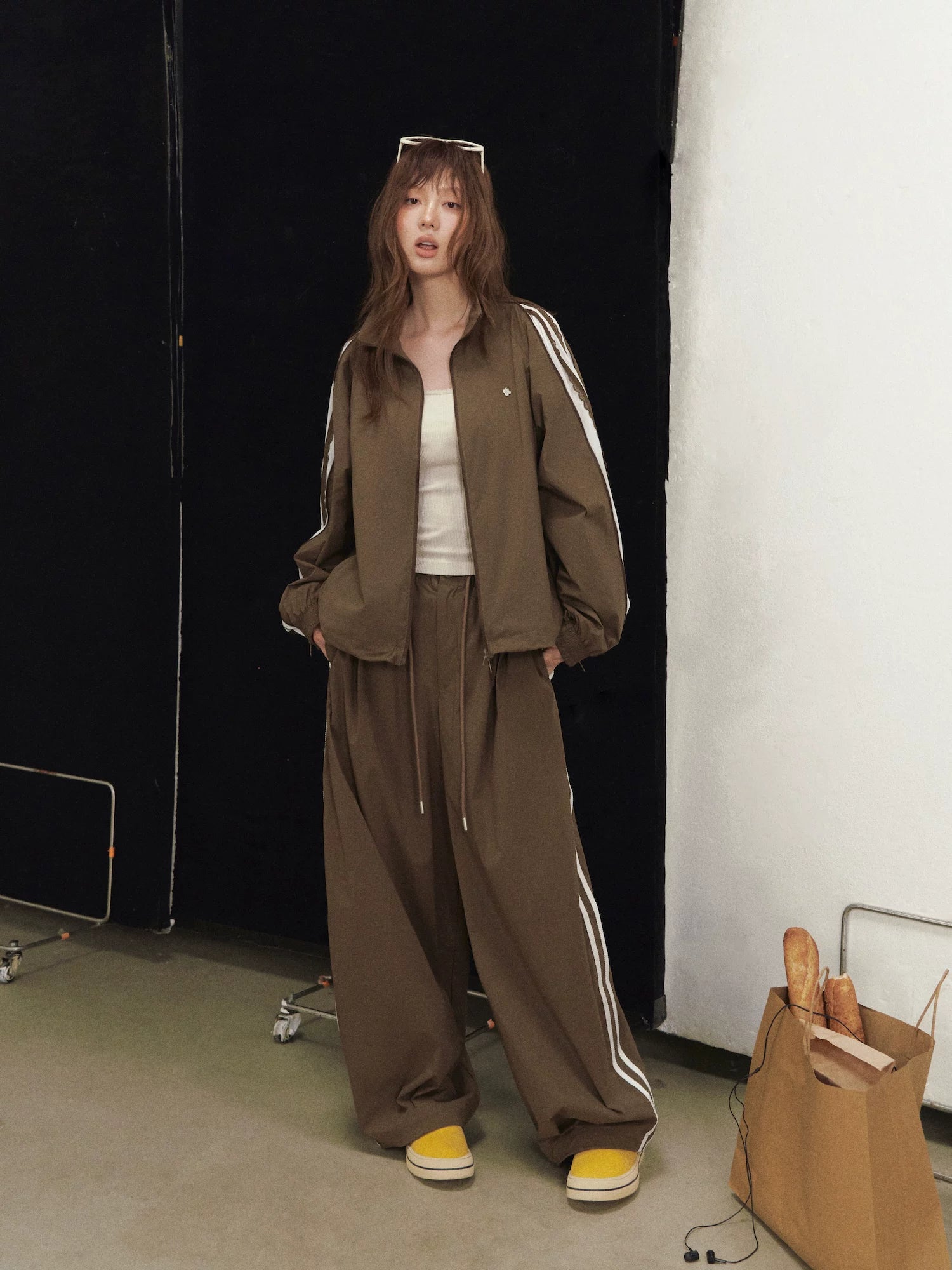 Ribbon Wide Leg Pants
