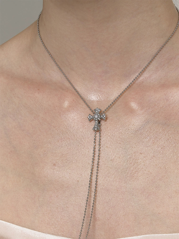 Vintage Baroque Cross Necklace