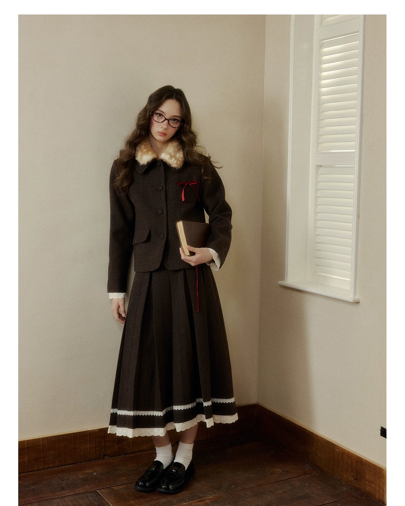 Bambi Wool Tweed Set