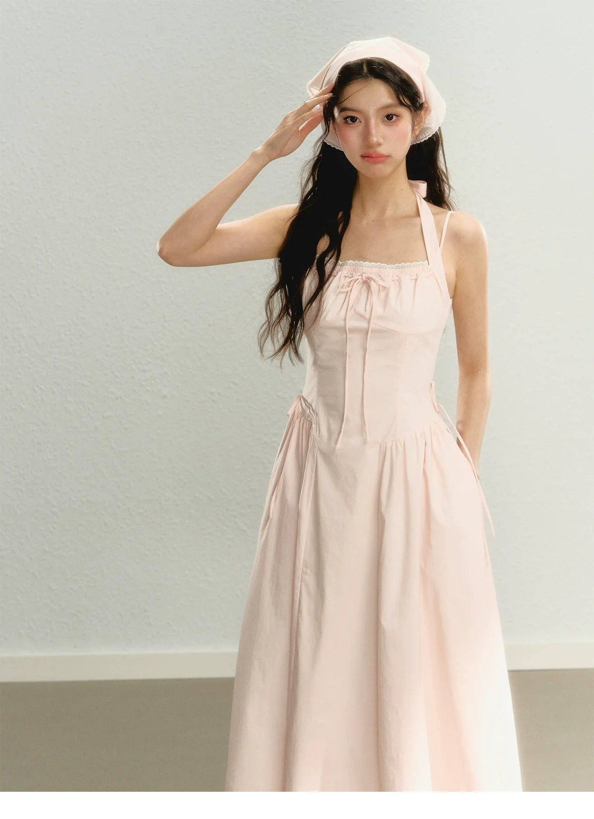 Pink Spaghetti Strap Dress