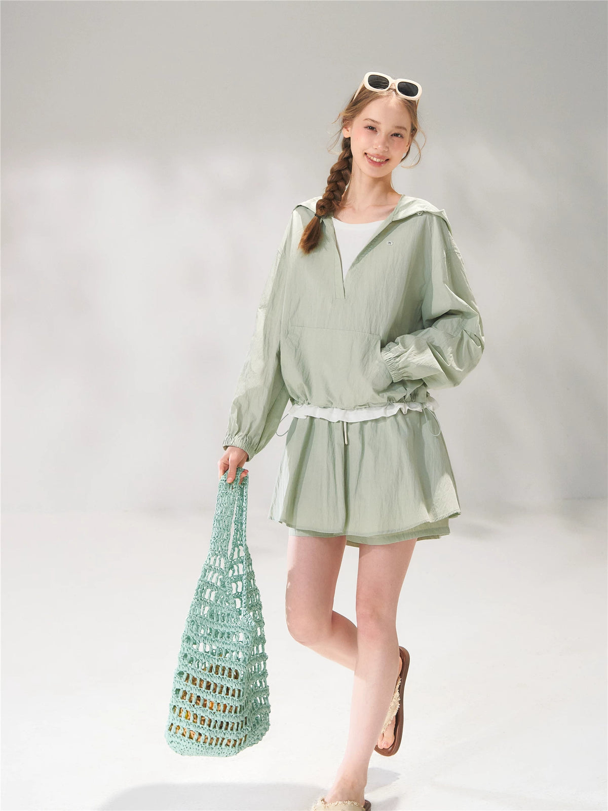 Hooded Drawstring Set